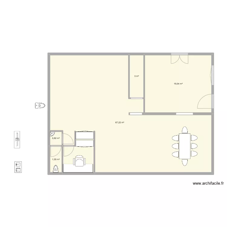 UR ONEA ETAGE 2024. Plan de 