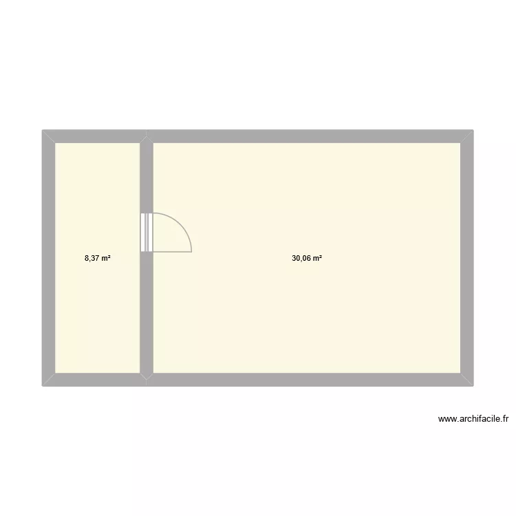 test sl. Plan de 2  et 38 m²