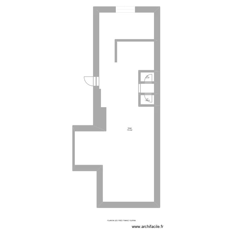 PLANTA DO PISO TERREO LNS. Plan de PLANTA DO PISO TERREO LNS. Plan de