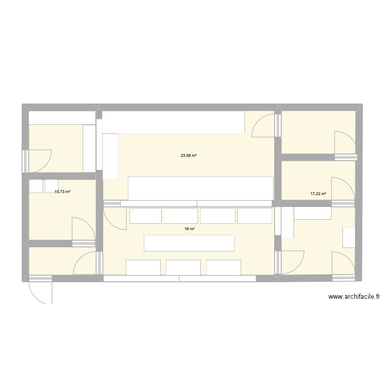 PLAN LABORATOIRE MICROBIOLOGIE. Plan de 0 pièce et 0 m2