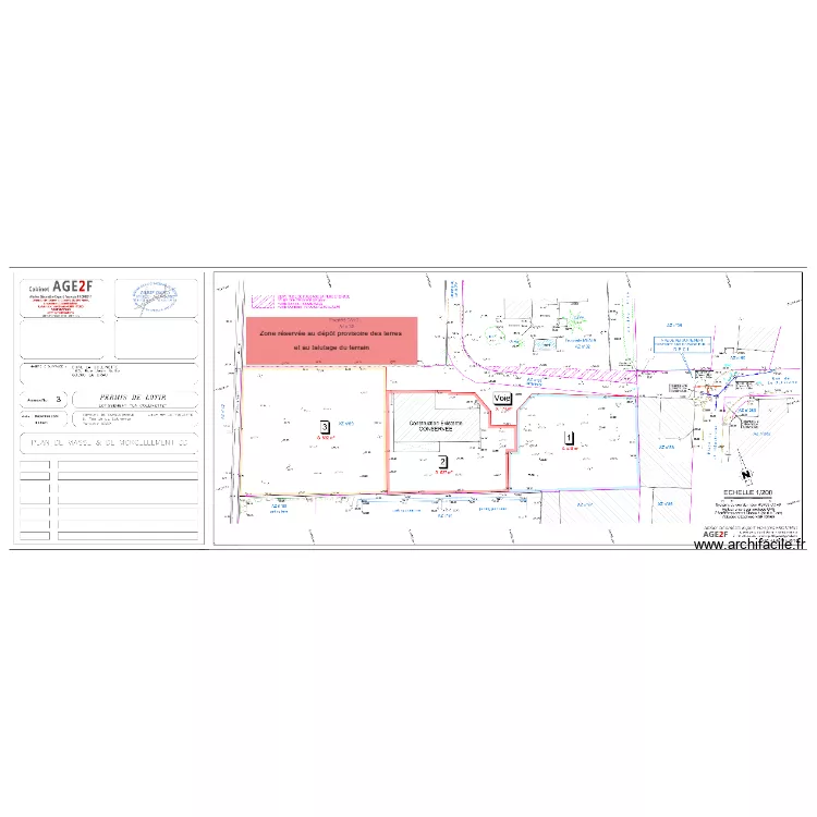 AG2F Plan. Plan de AG2F Plan. Plan de