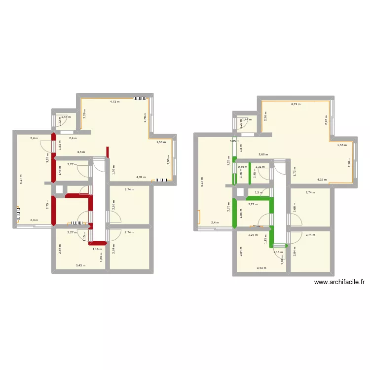 3 cheminement clairbois (plaquiste). Plan de 
