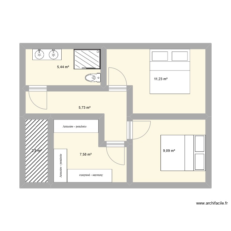 Etage. Plan de 0 pièce et 0 m2 Etage. Plan de 0 pièce et 0 m2