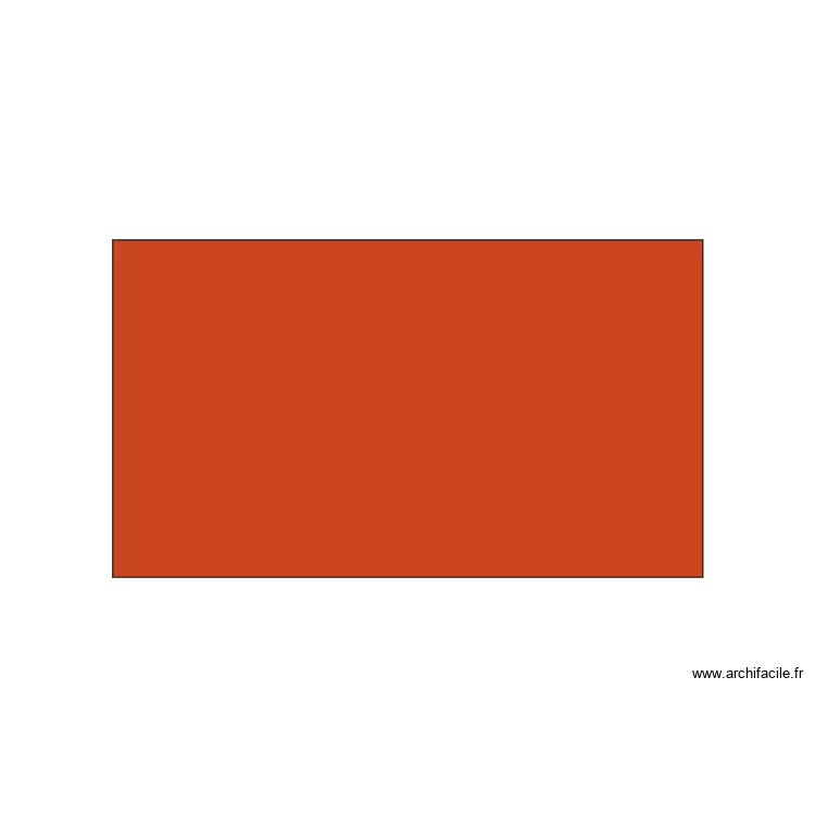 toit terrasse. Plan de 