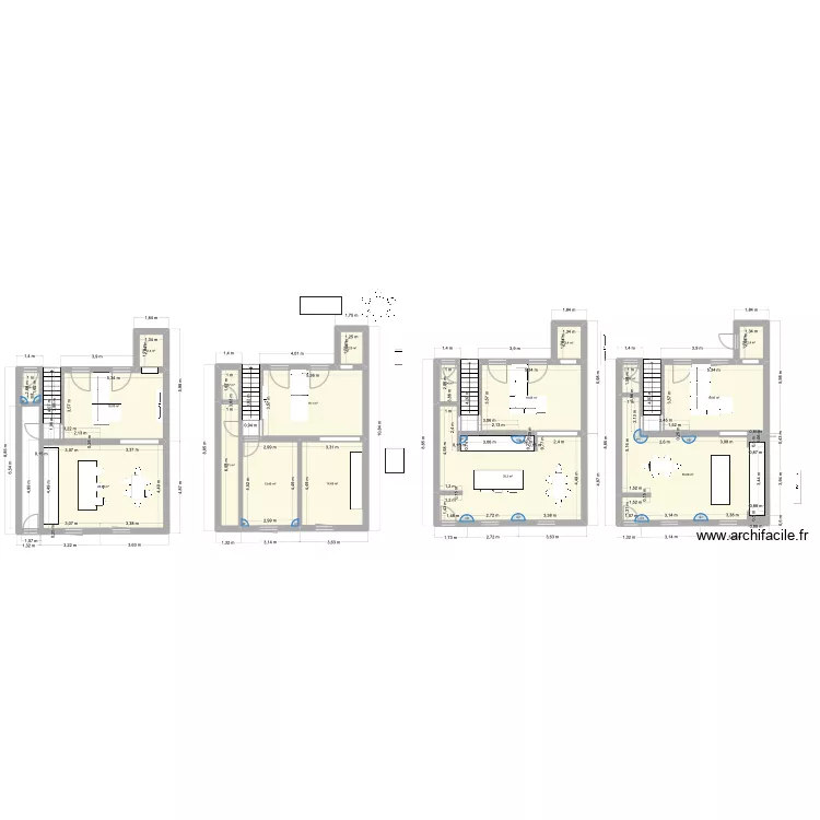 RDC brut. Plan de 