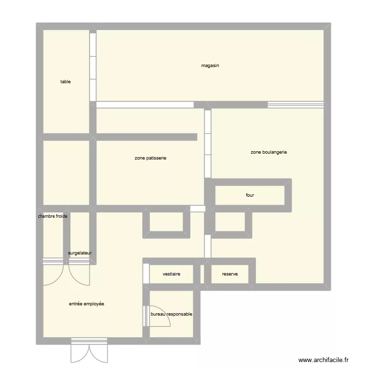 plan marie blachere. Plan de 15 pièces et 107 m²