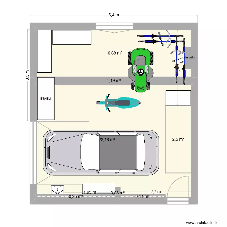 Garage 39. Plan de 