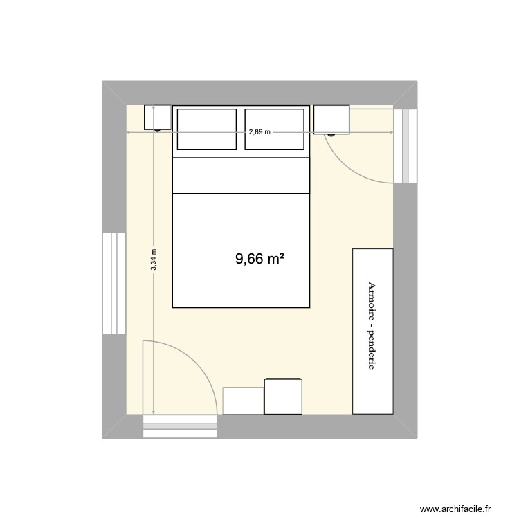 chambre. Plan de 0 pièce et 0 m2