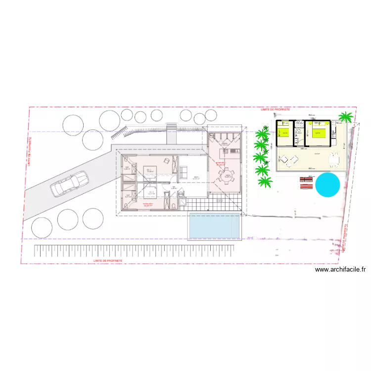 Modulaire Domini 2 chambres. Plan de 