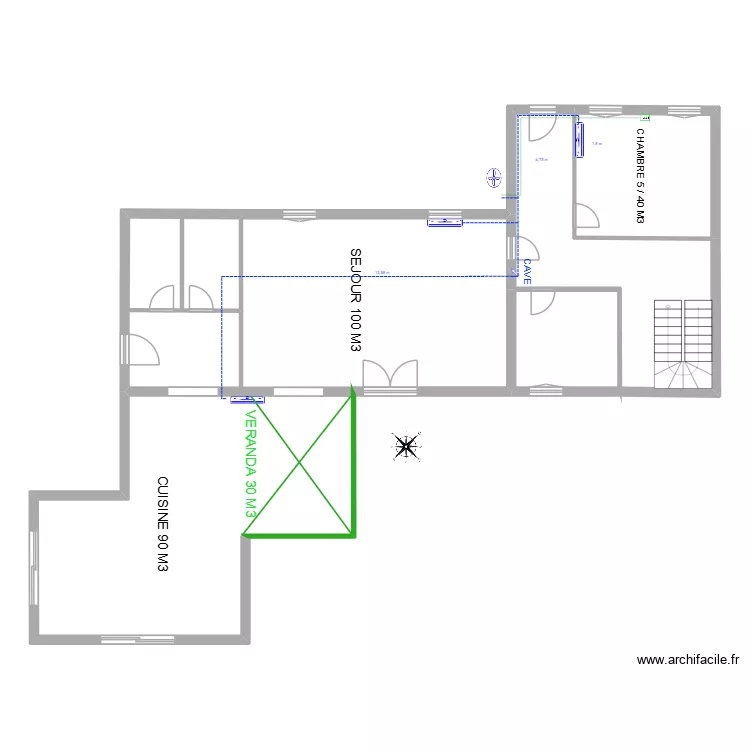 MICHECOPIN. Plan de 7 et 159 m² MICHECOPIN. Plan de 7 et 159 m²