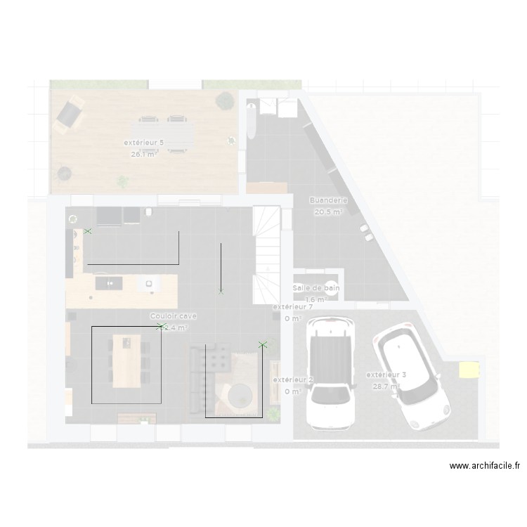 elec rdc. Plan de 0 pièce et 0 m2