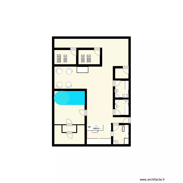 Projet Bac Spa Montaigne. Plan de 