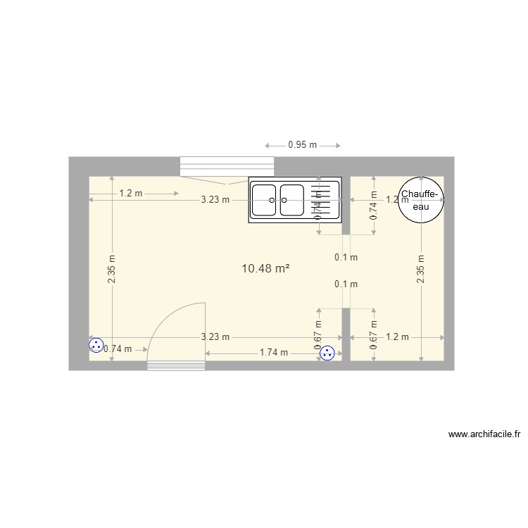 Cuisine 4. Plan de 0 pièce et 0 m2 Cuisine 4. Plan de 0 pièce et 0 m2
