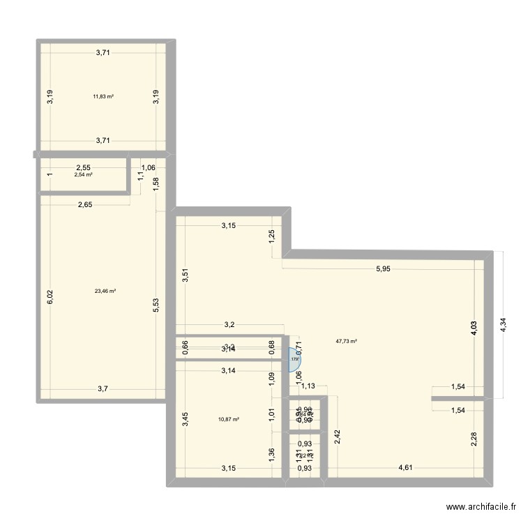 Vendée def. Plan de 7 pièces et 99 m2
