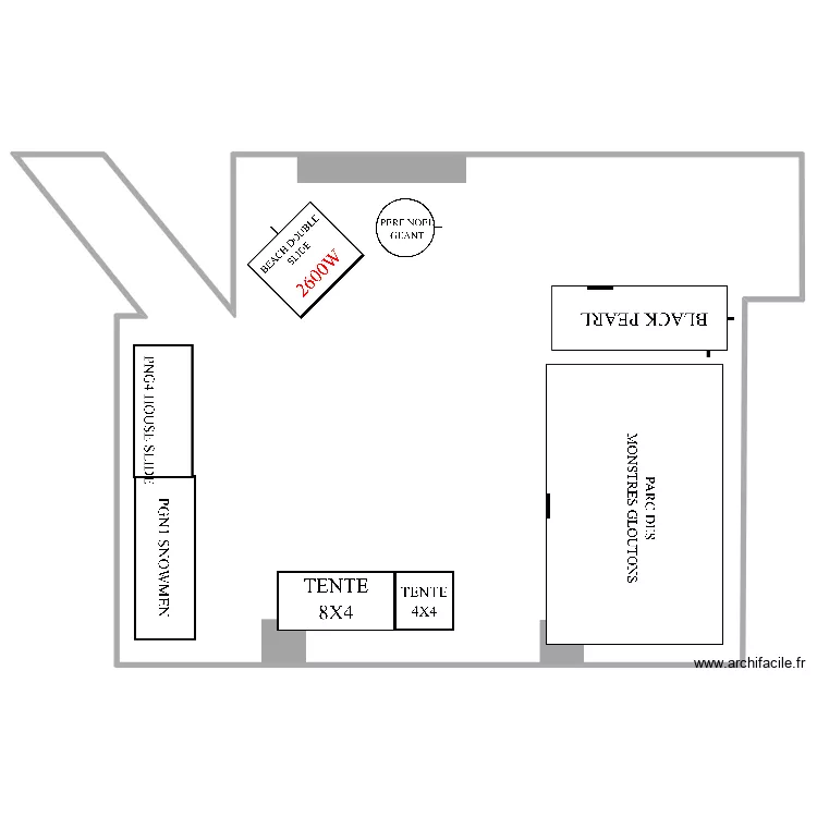 Caserne Pompiers Longwy 2024. Plan de 