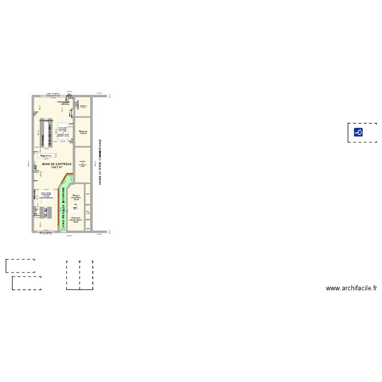 CCT mixte VL/CL Controle Auto LATTES 34CALA. Plan de 9 pièces et 227 m2
