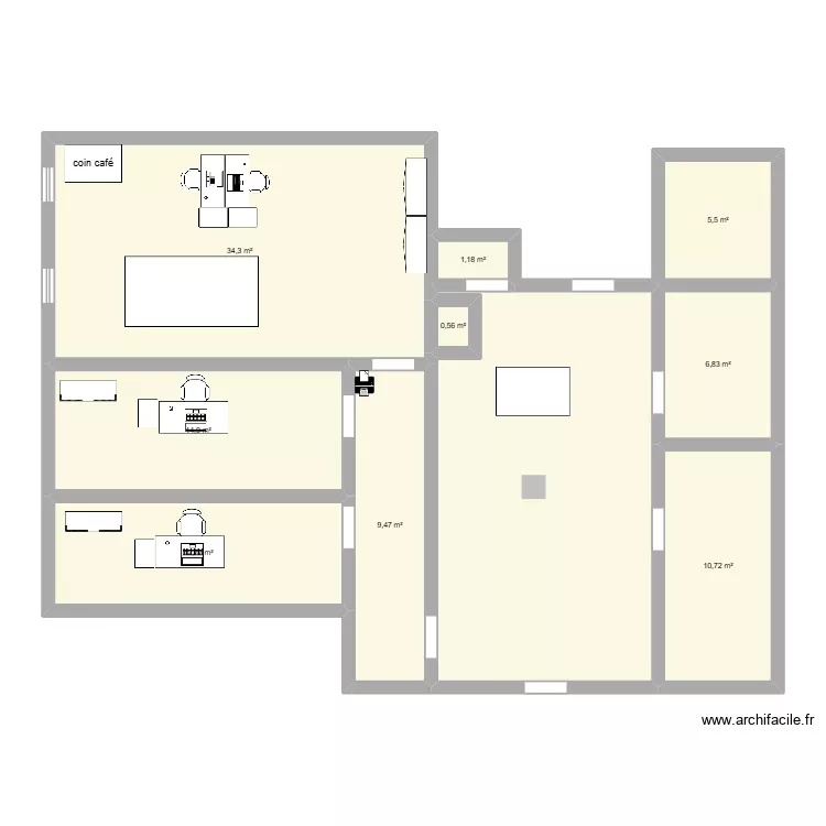 adj. Plan de 10 et 131 m² adj. Plan de 10 et 131 m²