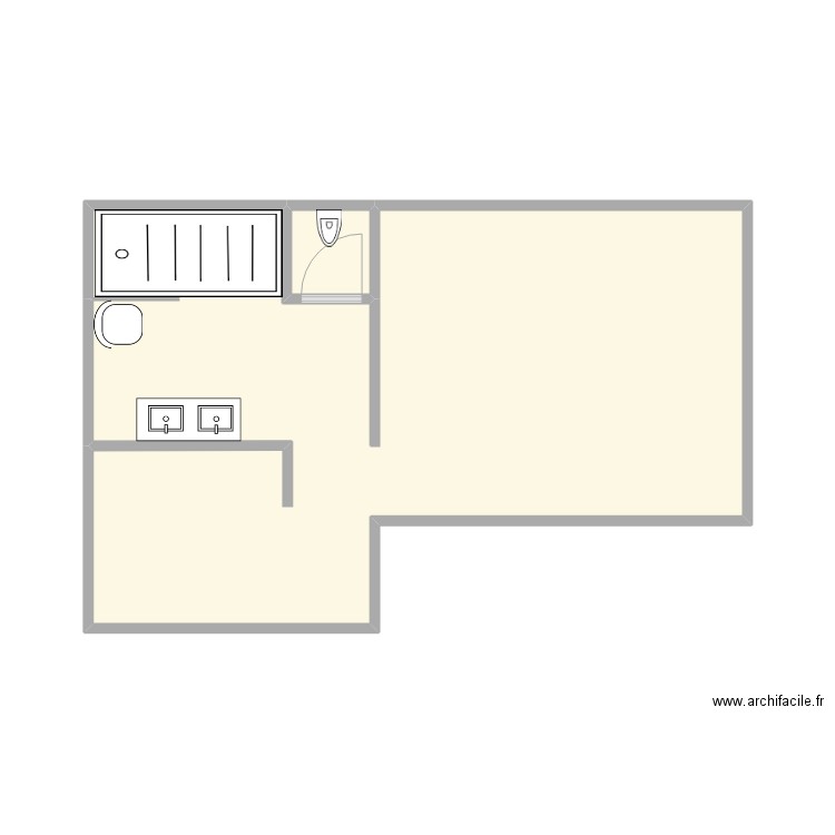 sdb L. Plan de 0 pièce et 0 m2