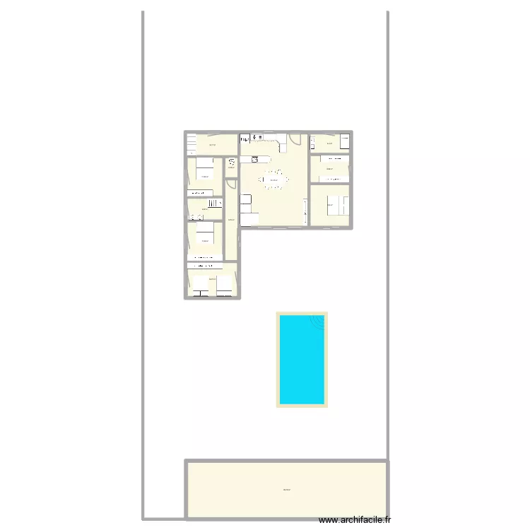 maison portugal. Plan de 12  et 234 m²