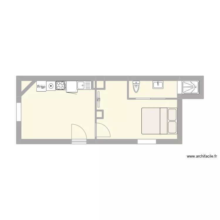 CAREMY RDC V2. Plan de 6 Pièces et 26 m² CAREMY RDC V2. Plan de 6 Pièces et 26 m²
