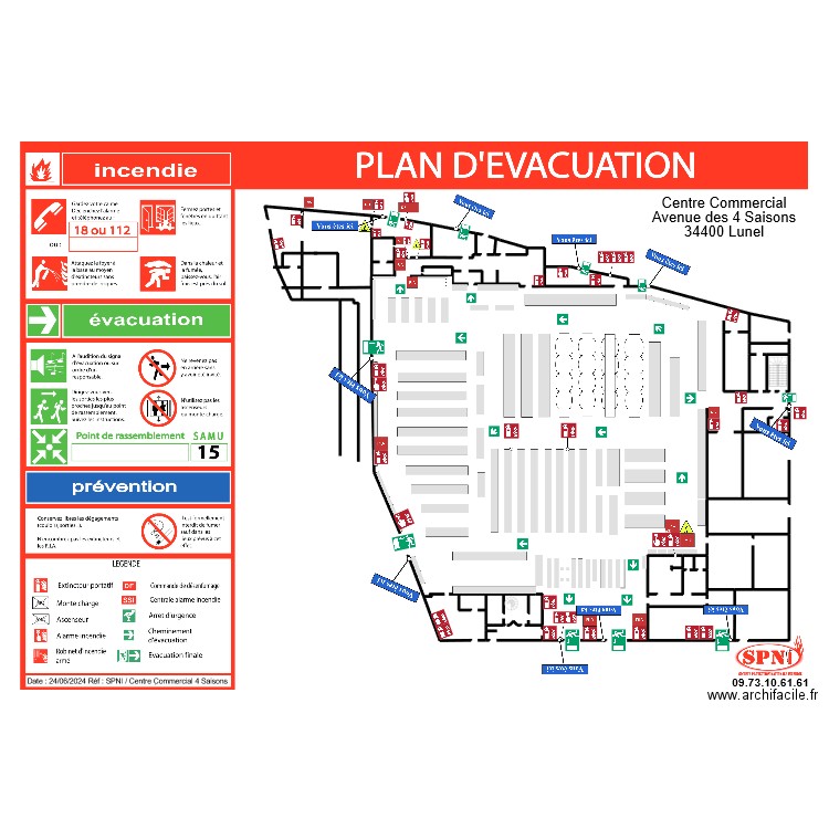 INTERMARCHÉ 4 SAISONS EVAC 2. Plan de 2 pièces et 8 m2
