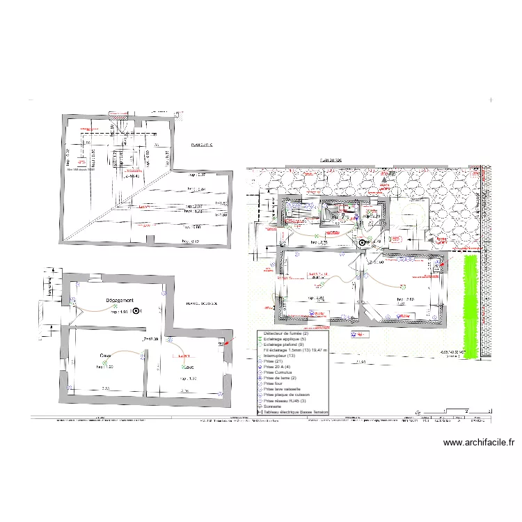 VERNEUIL LOT 1 ELEC V2. Plan de 