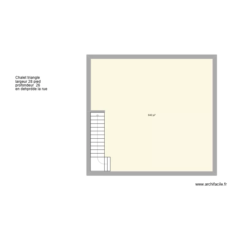 plus petit 26x26. Plan de 1 et 60 m² plus petit 26x26. Plan de 1 et 60 m²