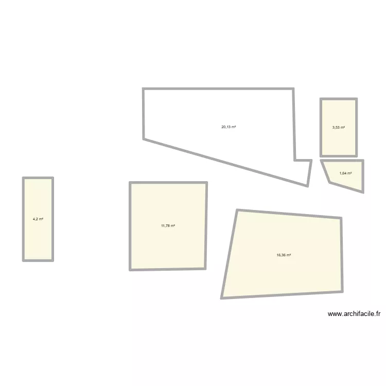 Liberté 3-3. Plan de 6 et 58 m² Liberté 3-3. Plan de 6 et 58 m²