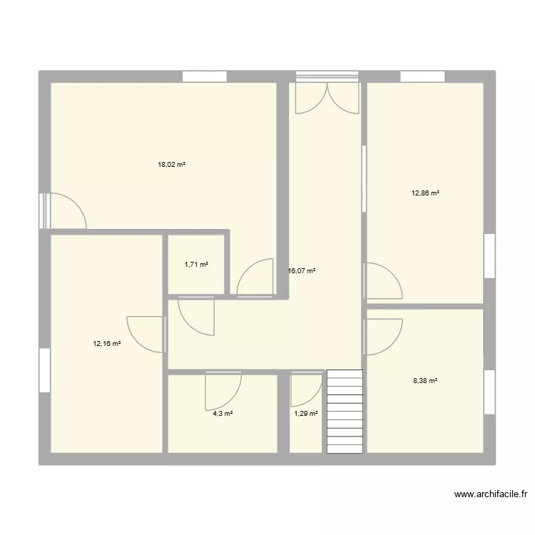 Cabinet libos 2. Plan de 8  et 75 m²