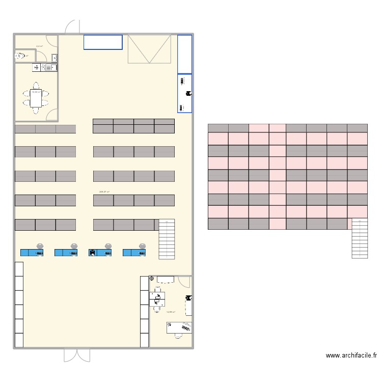 Albi. Plan de 5 pièces et 272 m2