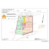 PC 2 plan de masse  RDC Rioz + Tiers