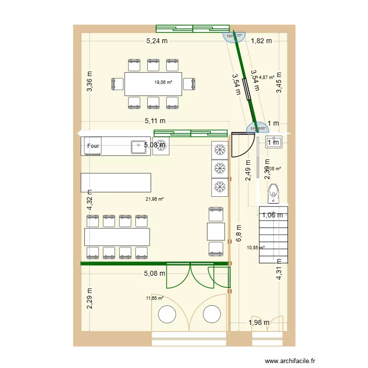 Le Magasin_v3. Plan de 6 Pièces et 71 m² Le Magasin_v3. Plan de 6 Pièces et 71 m²