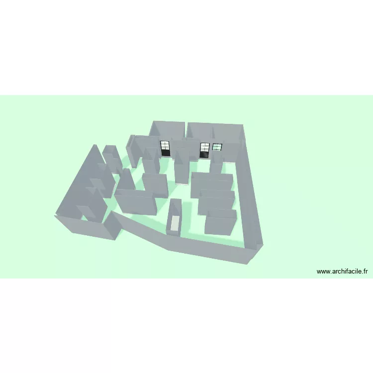 SAO v4 3d. Plan de 20  et 38 m²