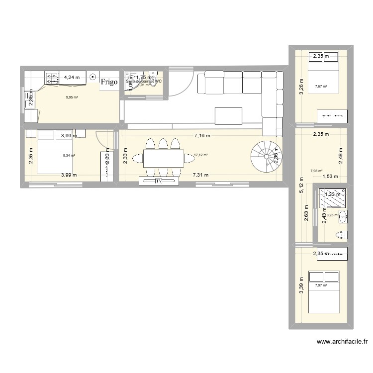 plan 2 conteneur 40. Plan de 0 pièce et 0 m2