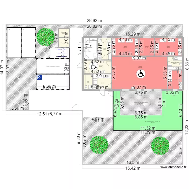 Nostang PLAN_PMI + Espace Ext Bienvenu. Plan de 