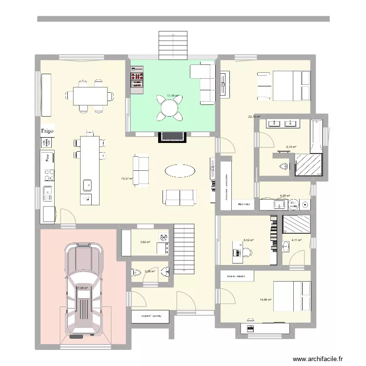 Iris B 2 ch. Plan de 