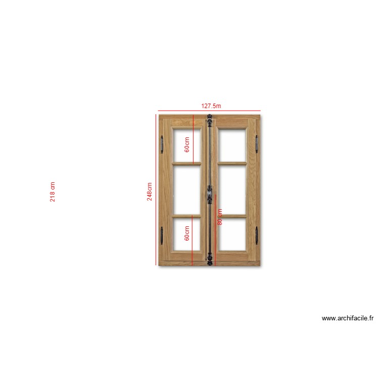 PARIS 17 FENETRE E/F. Plan de 0 pièce et 0 m2