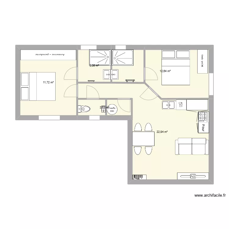 le quemener. Plan de 