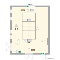 Plan salle de sport Jurbise Leçon Moniteur