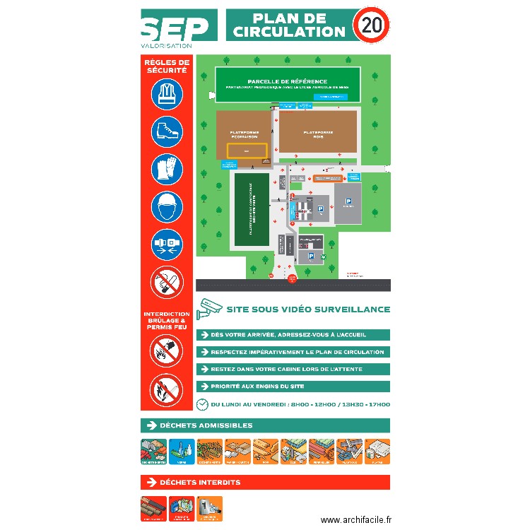SCP VALORISATION SEES. Plan de 2 pièces et 261 m2