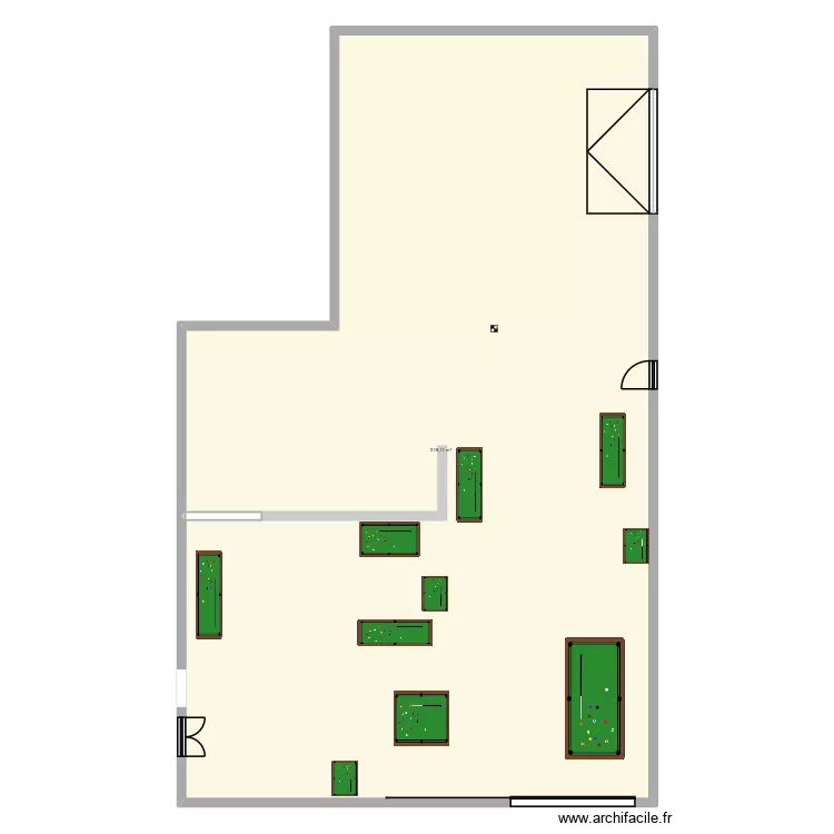 atelier. Plan de 1 et 318 m² atelier. Plan de 1 et 318 m²