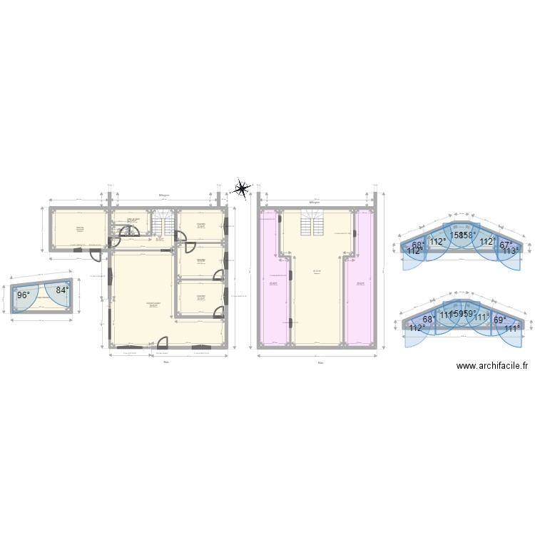 ML24001797 BIGNON. Plan de 18 pièces et 269 m2