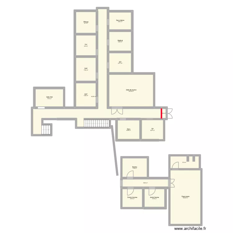 plan zone responsable. Plan de 19 Pièces et 187 m² plan zone responsable. Plan de 19 Pièces et 187 m²