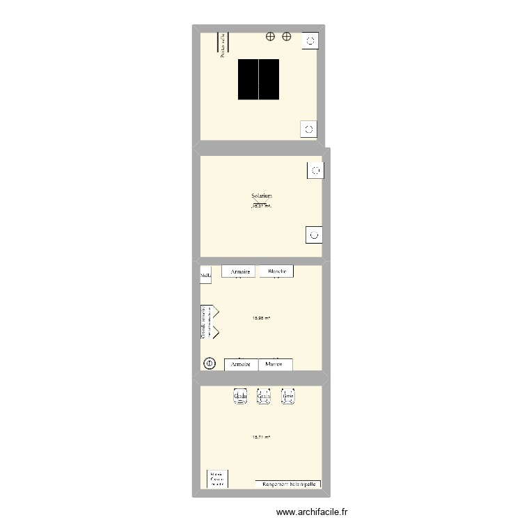 Plan Plan Salles Par Mariedwjr ArchiFacile Plan Plan Salles Par Mariedwjr ArchiFacile