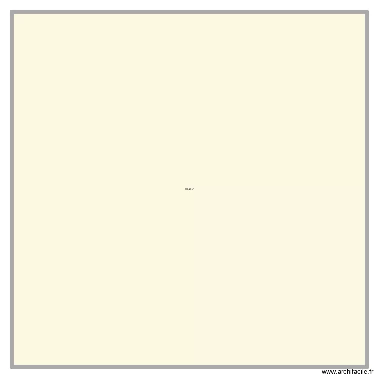 MAO 3. Plan de 1  et 870 m²