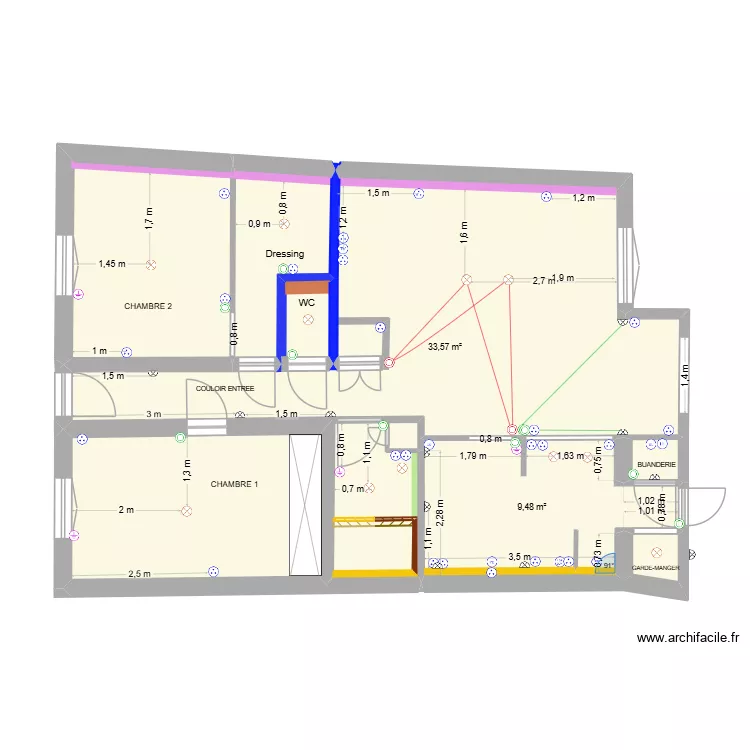 Plan D&eacute;finitif new version Plan electrique. Plan de 