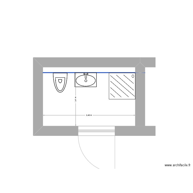 Salle de Bain Coppet ss. Plan de 0 pièce et 0 m2