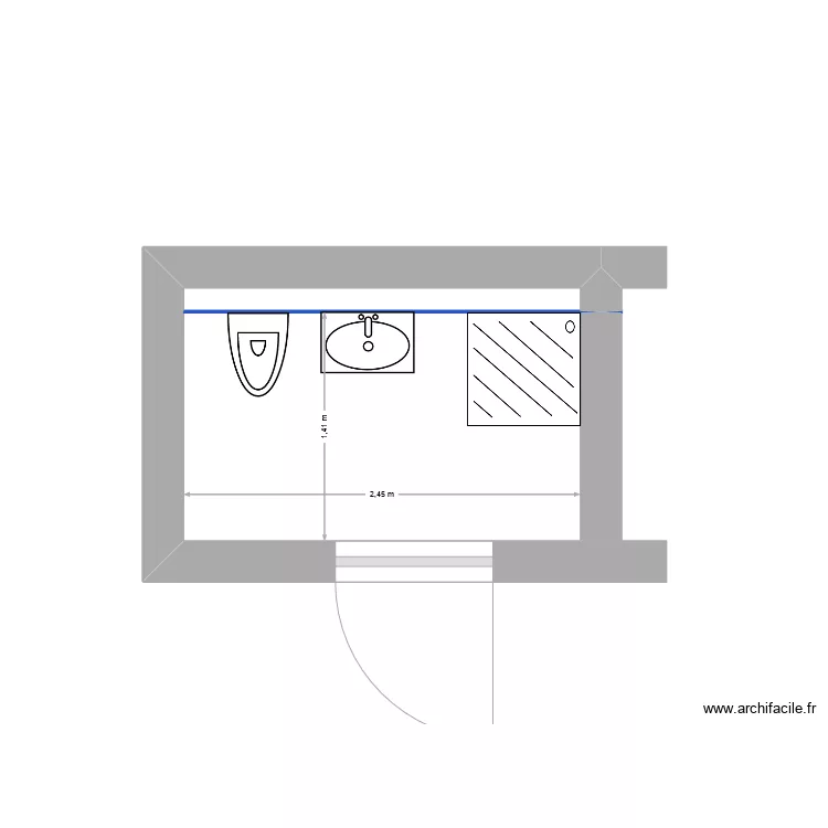 Salle de Bain Coppet ss. Plan de 