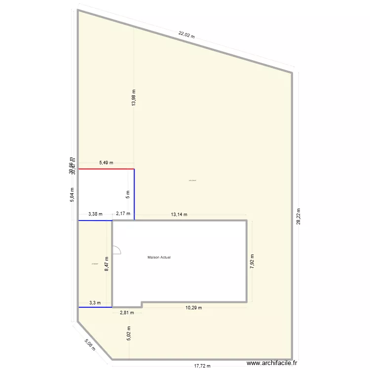 maison. Plan de maison. Plan de