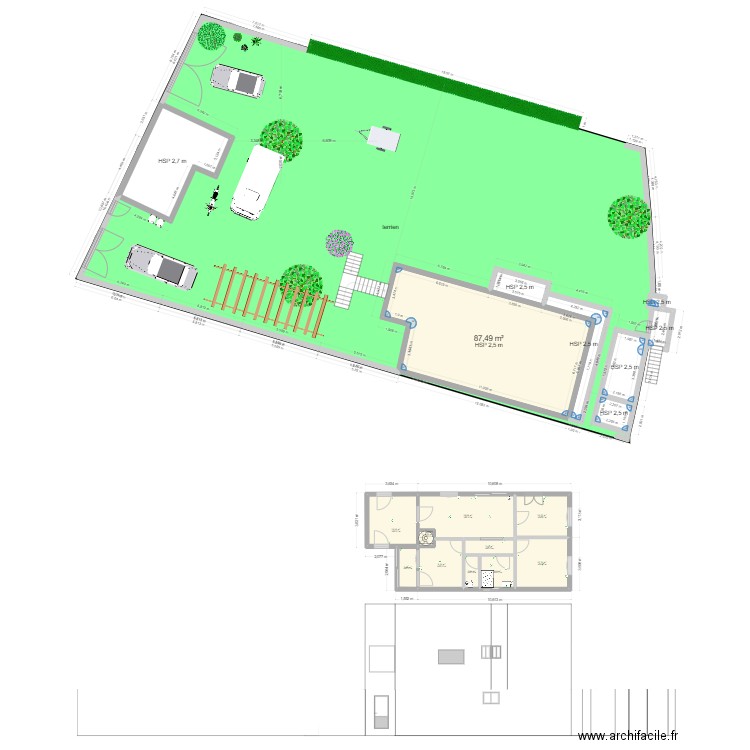 faré 1. Plan de 0 pièce et 0 m2